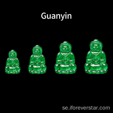 Avalokitesvara Jadeite av högsta kvalitet